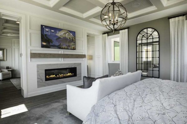 A close-up of a sleek, dark security camera mounted on a wall, set against a subtly blurred background that suggests a secure, high-tech environment.